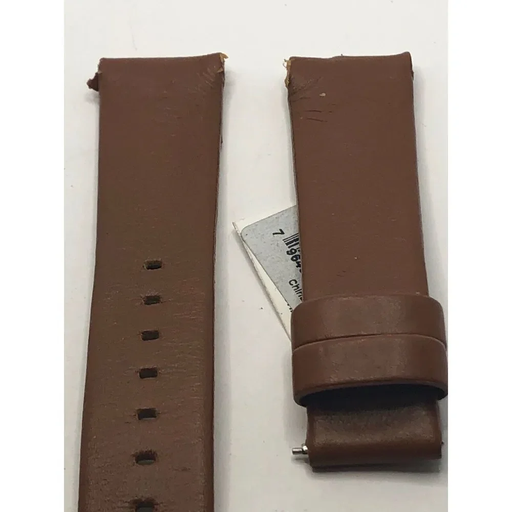 Authentic Michael Kors Watch Parts 2Piece Band Leather Brown 18mm MKT9063 YO170